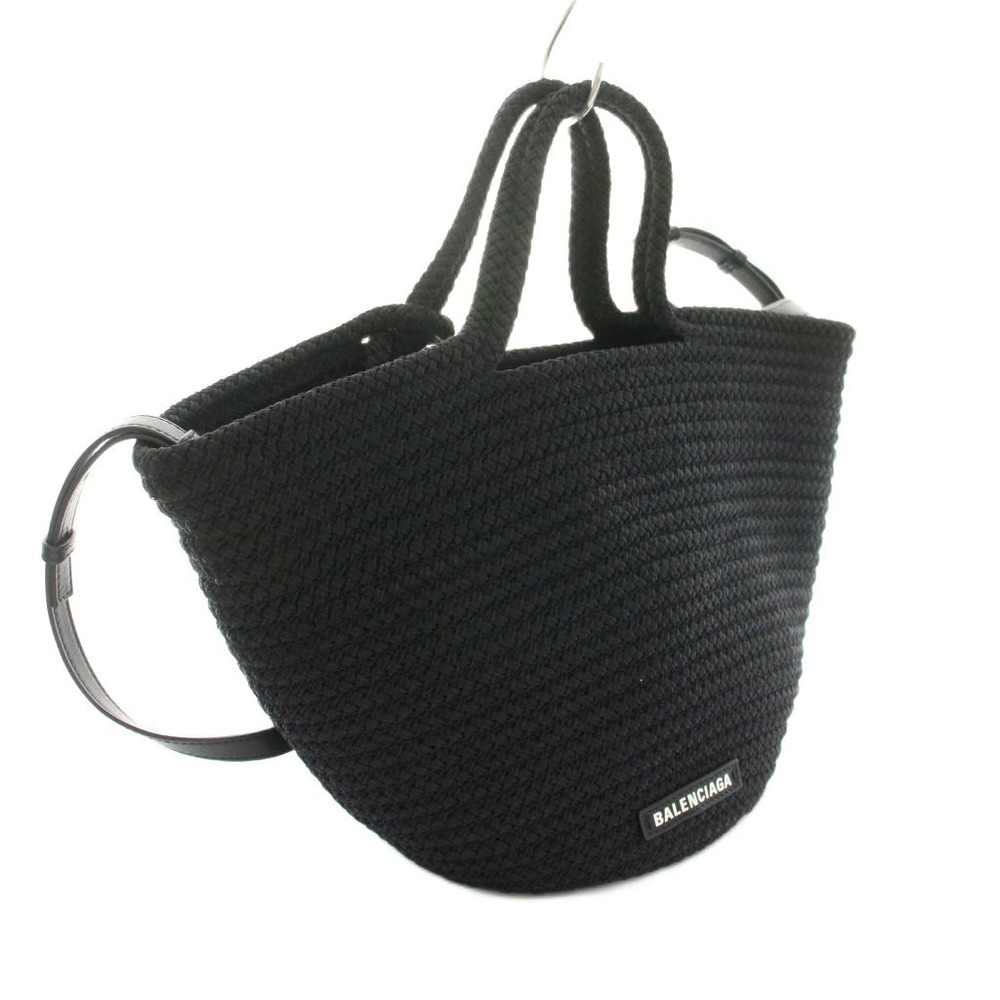 Balenciaga Ibiza Basket Bag Handbag Shoulder Black